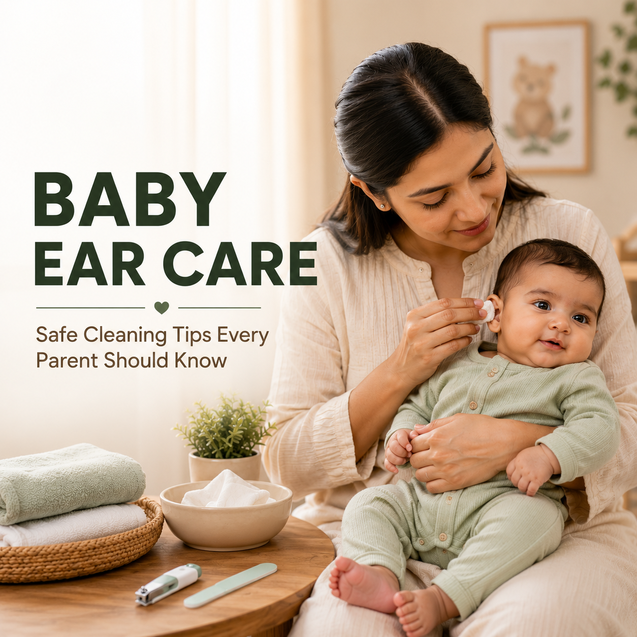 Baby Ear Care Safe Cleaning Tips