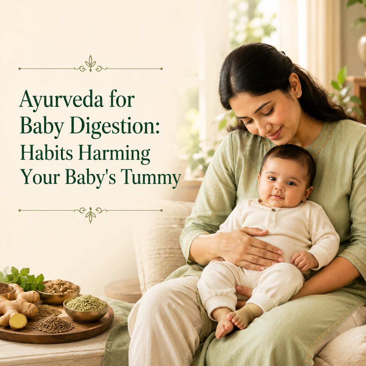Ayurveda for Baby Digestion: Habits Harming Your Baby's tummy