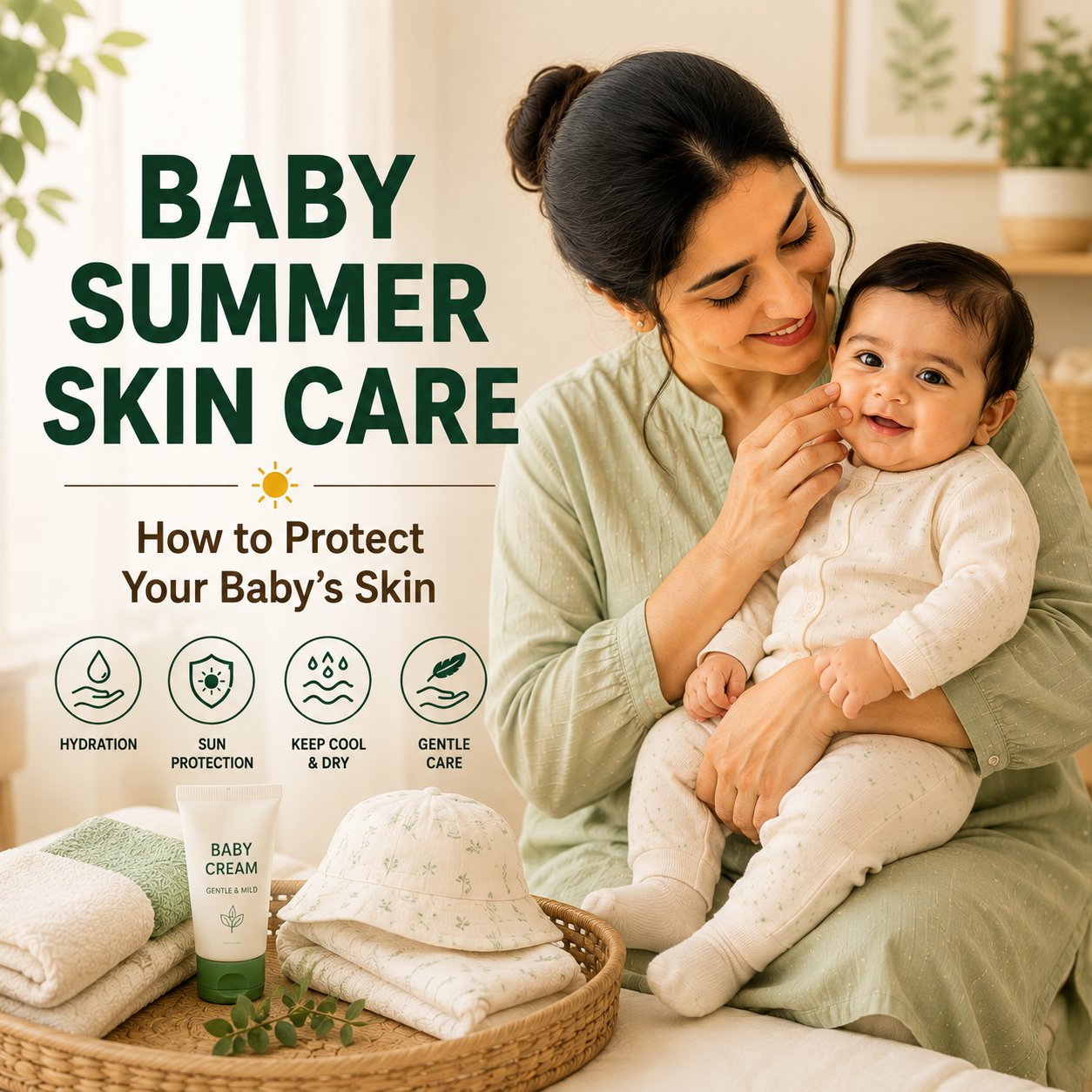 Baby Summer Skin Care: How to Protect Your Baby’s Skin