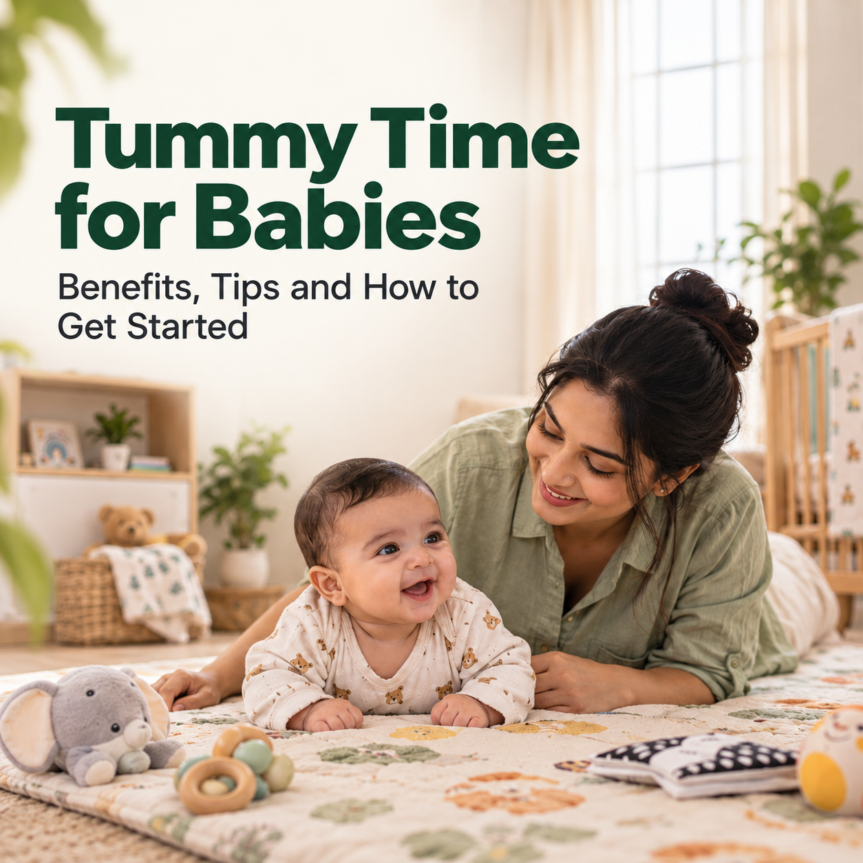 Tummy Time for Babies: Benefits, Tips and How to Get Started