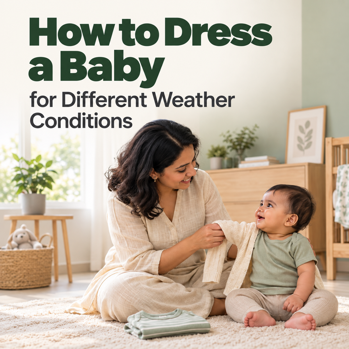 How to Dress a Baby for Different Weather Conditions