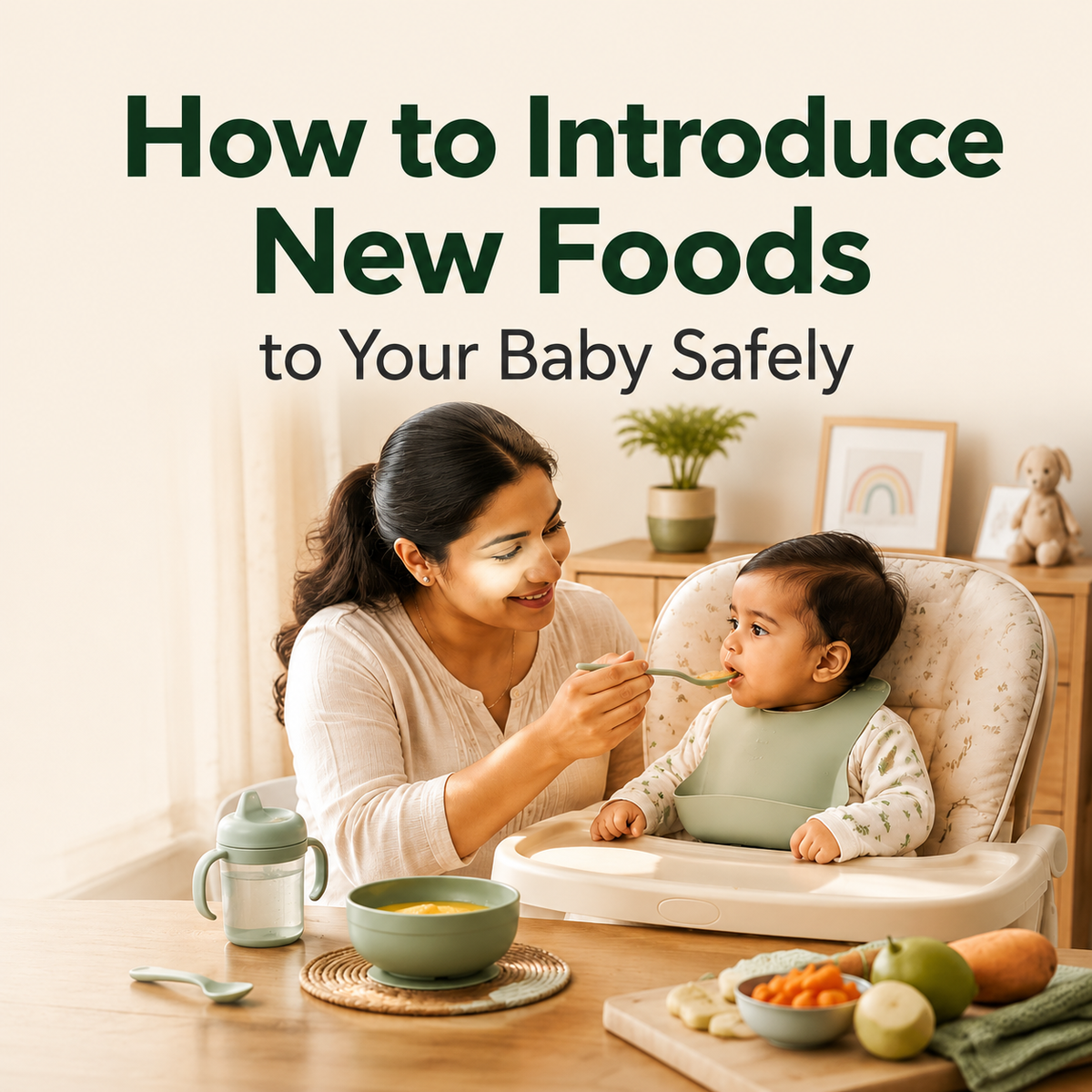 How to Introduce New Foods to Your Baby Safely