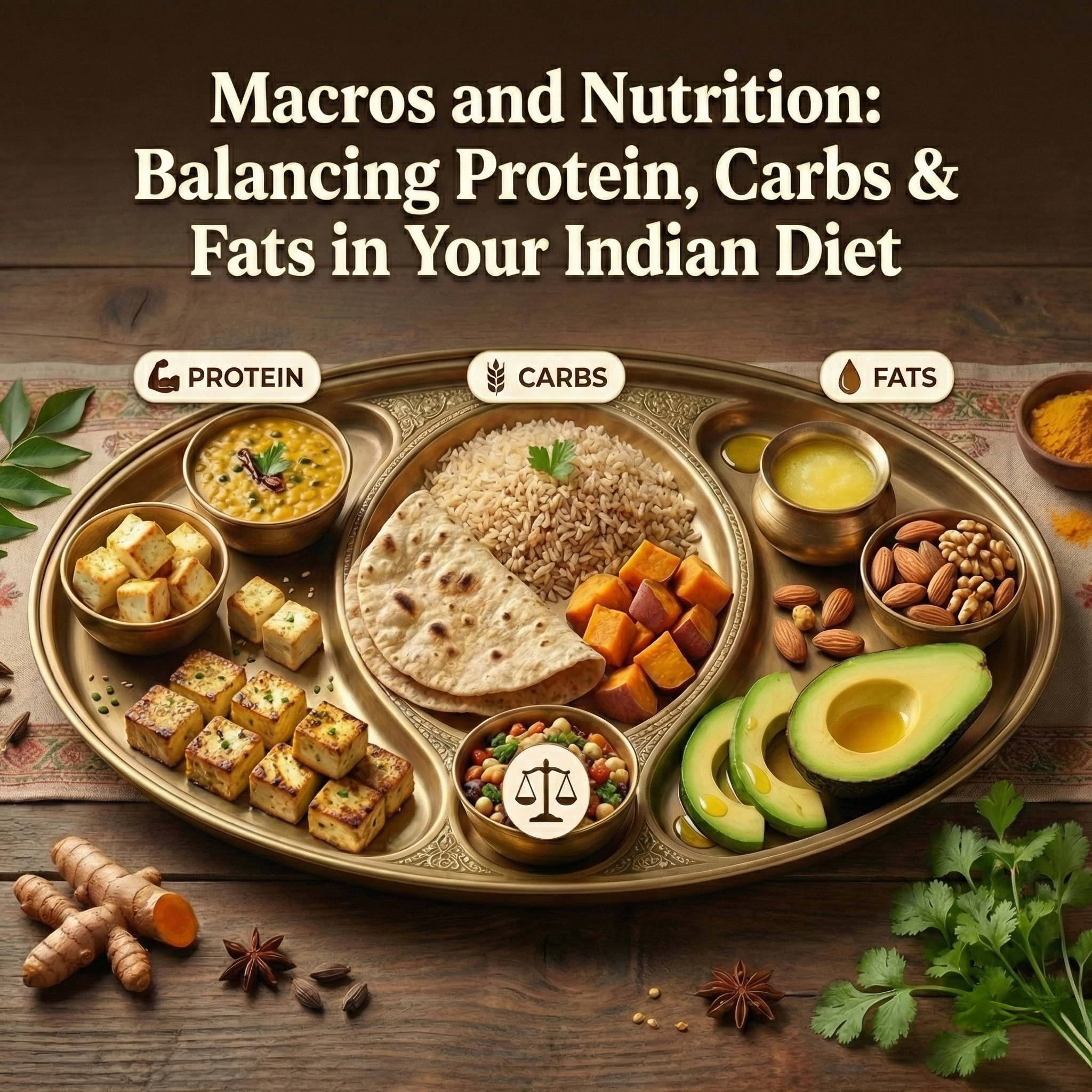 Macros and Nutrition: Balancing Protein, Carbs & Fats in Your Indian Diet