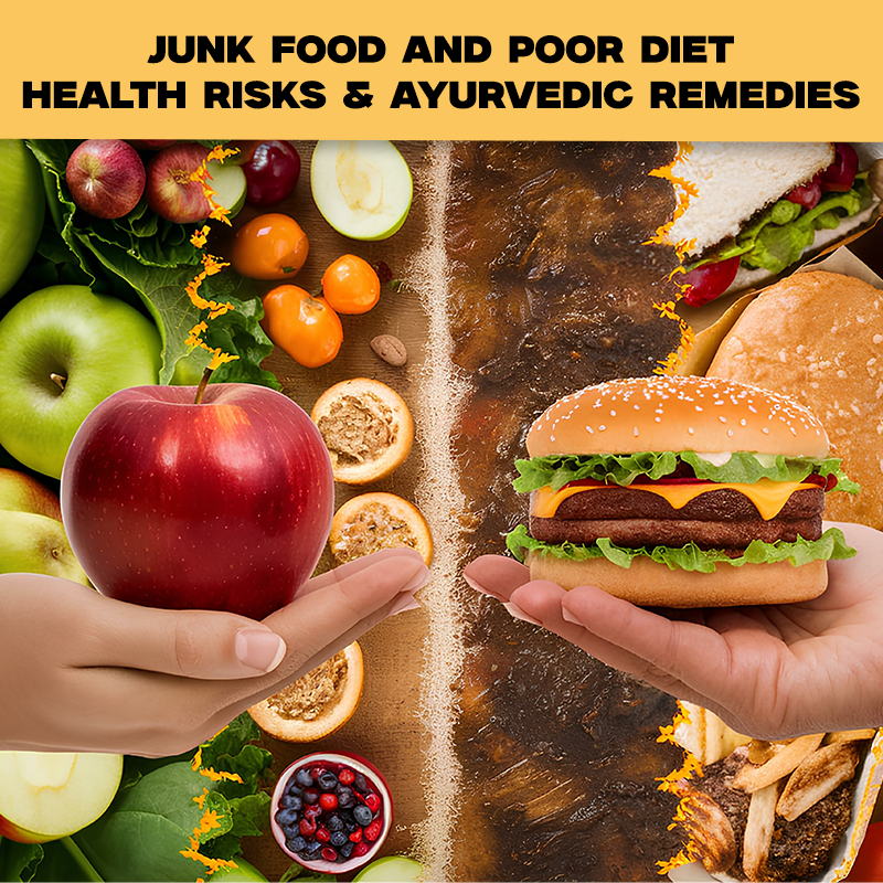 Junk Food and Poor Diet: Health Risks & Ayurvedic Remedies