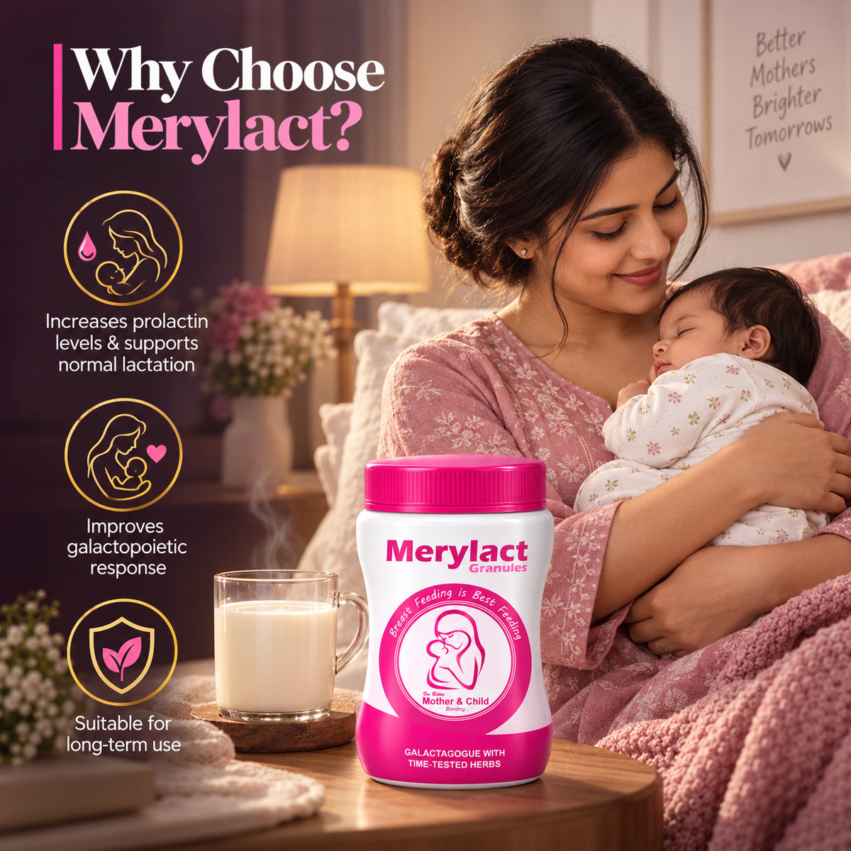 Vasu Swarna Naari Drops (50ml) + Merylact Granules (250g)