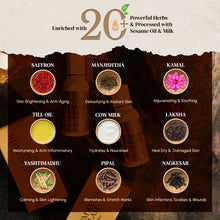 Load image into Gallery viewer, Vasu Kumkumadi Tailam with Aloe Vera Gel - Enriched with Saffron, Aloe Vera & Manjistha - Hydrates, Nourishes & Moisturizes Your Skin By Maintaining Natural Glow