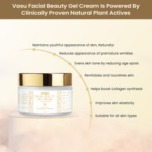 Load image into Gallery viewer, Vasu Facial Beauty Gel Cream - Enriched with Kumkumadi Tailam - Age Revitalizing - Reduce Hyperpigmentation & Age Spots - Novel Gelling Technology - Specially Formulated For Oily & Acne-prone Skin