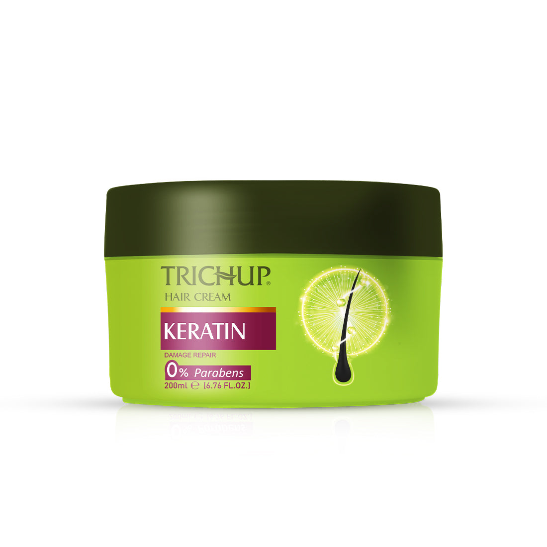 Trichup Keratin Damaged Hair Repair Cream - For Strong, Shiny & lustrous Hair - Helps to Reduce the Frizziness and Split Ends of Your Hair
