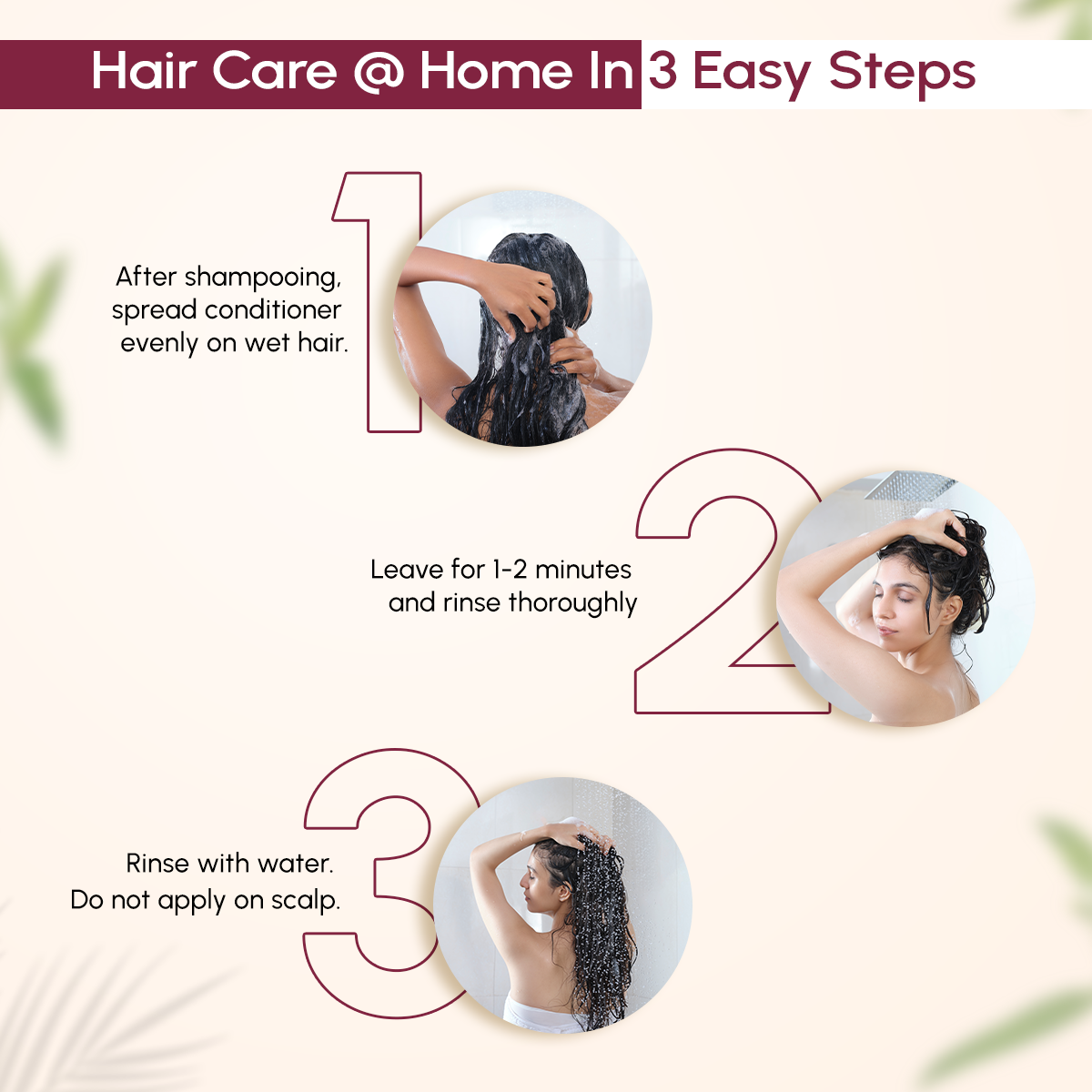 Trichup Keratin Hair Shampoo, Conditioner & Cream Combo