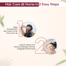 Load image into Gallery viewer, Trichup Keratin Shampoo, Hair Mask & Hair Cream - Fortified with Keratin Protein - Hair Spa at Home Kit For Intense Damaged Hair Repair - Rebuild the Strength & Reduce Breakage of Your Hair