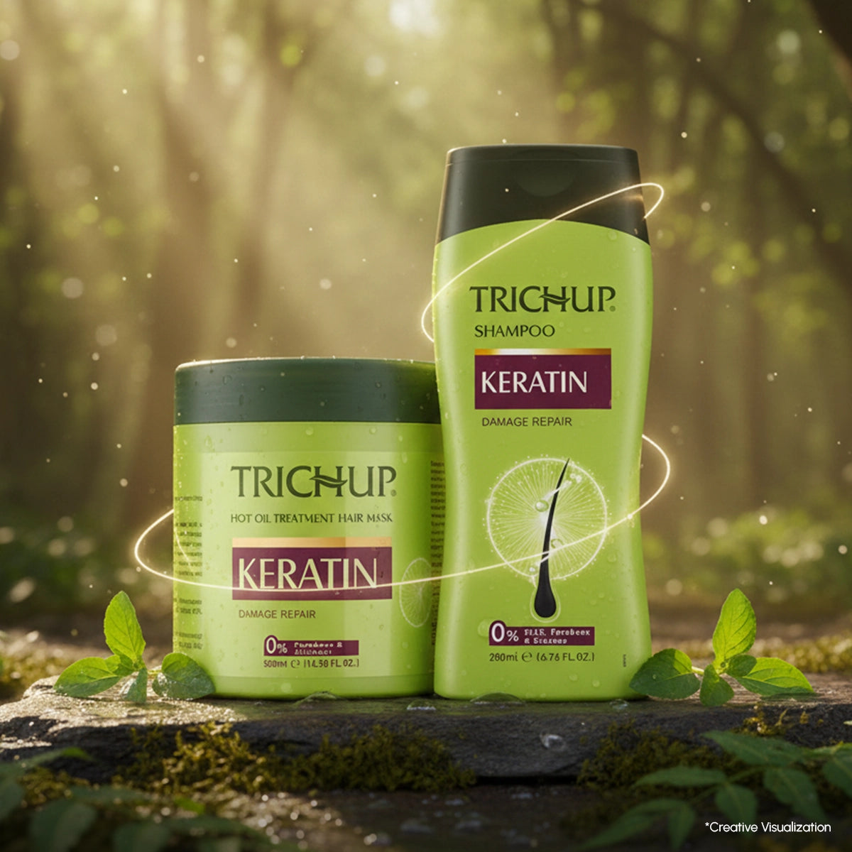 Trichup Keratin Hair Shampoo & Mask Combo