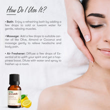 Load image into Gallery viewer, Vasu Aromatics Combo of Basil, Peppermint, Lemon, Lemongrass Essential Oil - 100% Pure & Natural - Air Freshener - For a Refreshing & Relaxing Bathing Experience