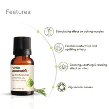 Load image into Gallery viewer, Vasu Aromatics Combo of Basil, Peppermint, Lemon, Lemongrass Essential Oil - 100% Pure & Natural - Air Freshener - For a Refreshing & Relaxing Bathing Experience