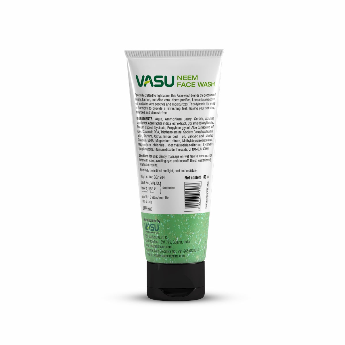Vasu Neem Face Wash - 60ml