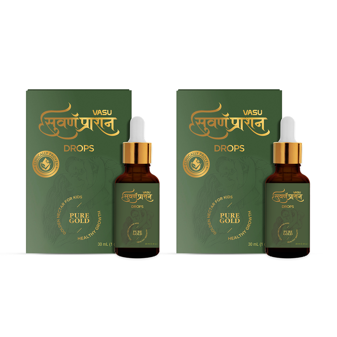 VASU Swarnaprashan Drop For Kids (Pack of 2 x 30ml)