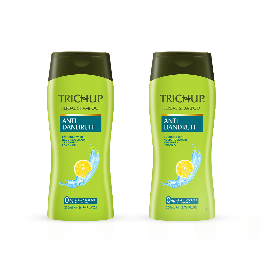 Trichup Anti-Dandruff Herbal Shampoo - 200ml (Pack of 2)