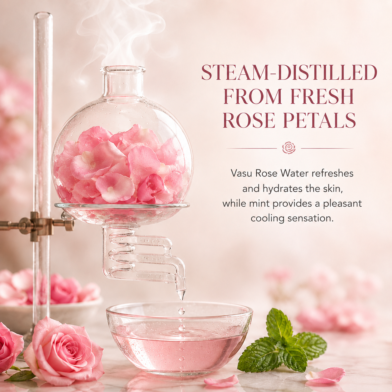 Vasu Naturals Rose Water - 200ml
