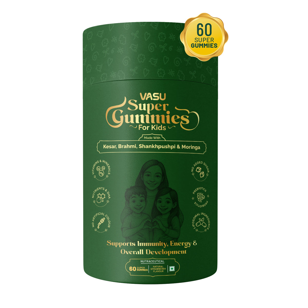 Vasu Super Gummies For Kids (60 Gummies)