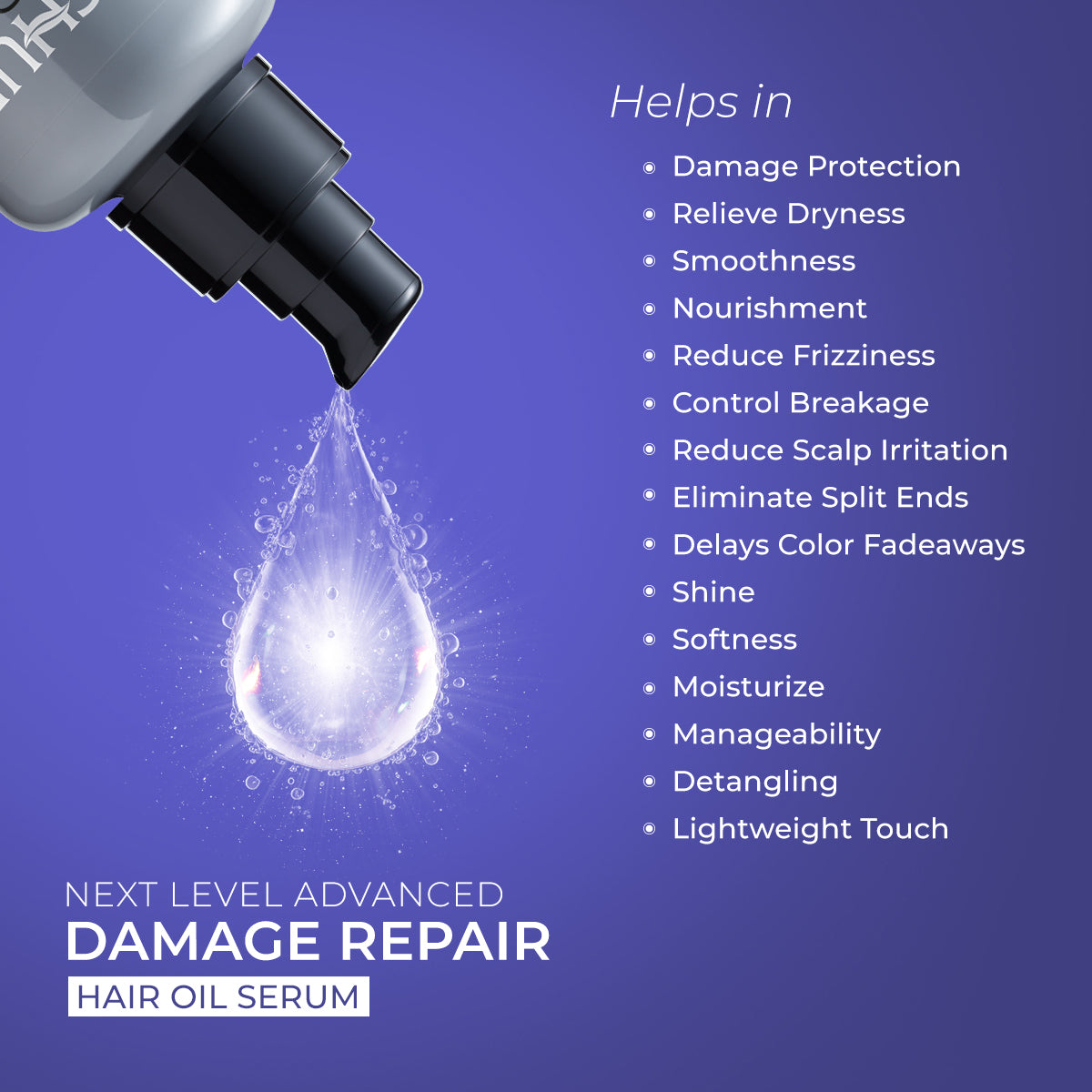 Trichup Pro Damage Repair Hair Oil Serum - 100ml