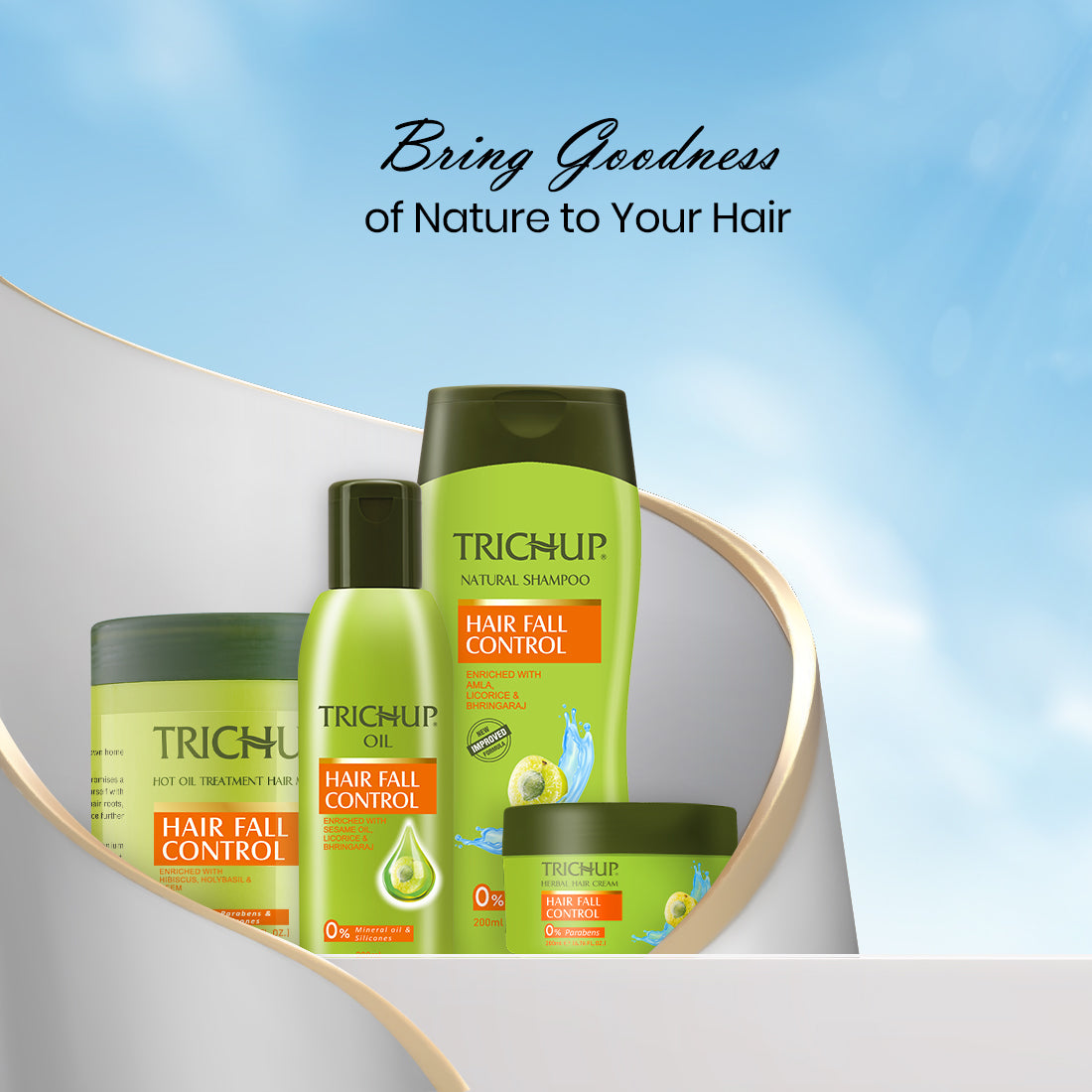 Trichup Hair Fall Control Hair Mask with Aloe Vera Gel