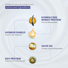 Load image into Gallery viewer, Trichup Pro Damage Repair & Instant Smoothing Hair Care Combo for Dry Frizzy Hair (Set of 2) - Shampoo 300 ml + Hair Oil Serum 100 ml | Improves Texture, Manageability | Control Breakage | Nourishment