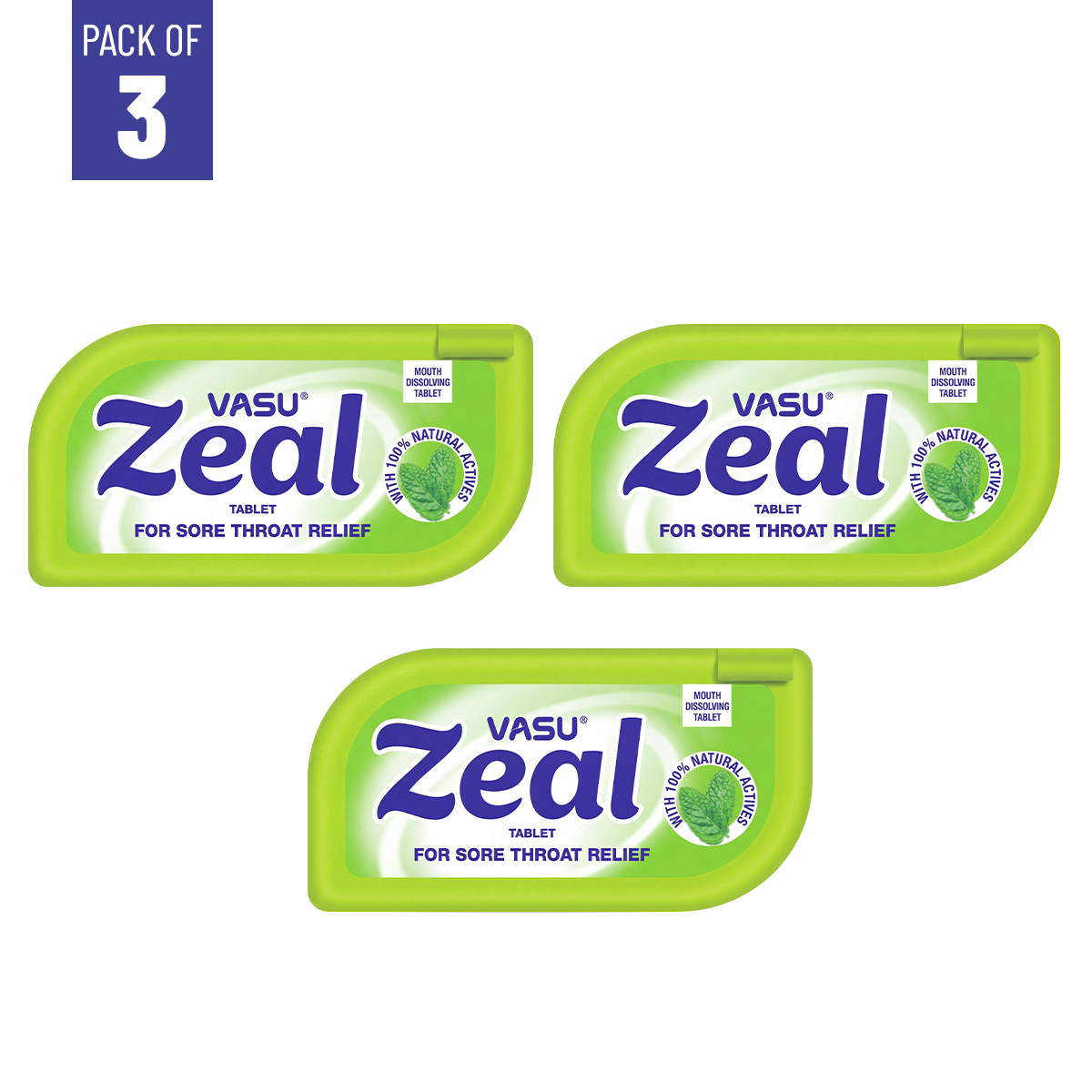 Vasu Zeal Tablet (Pack of 3)