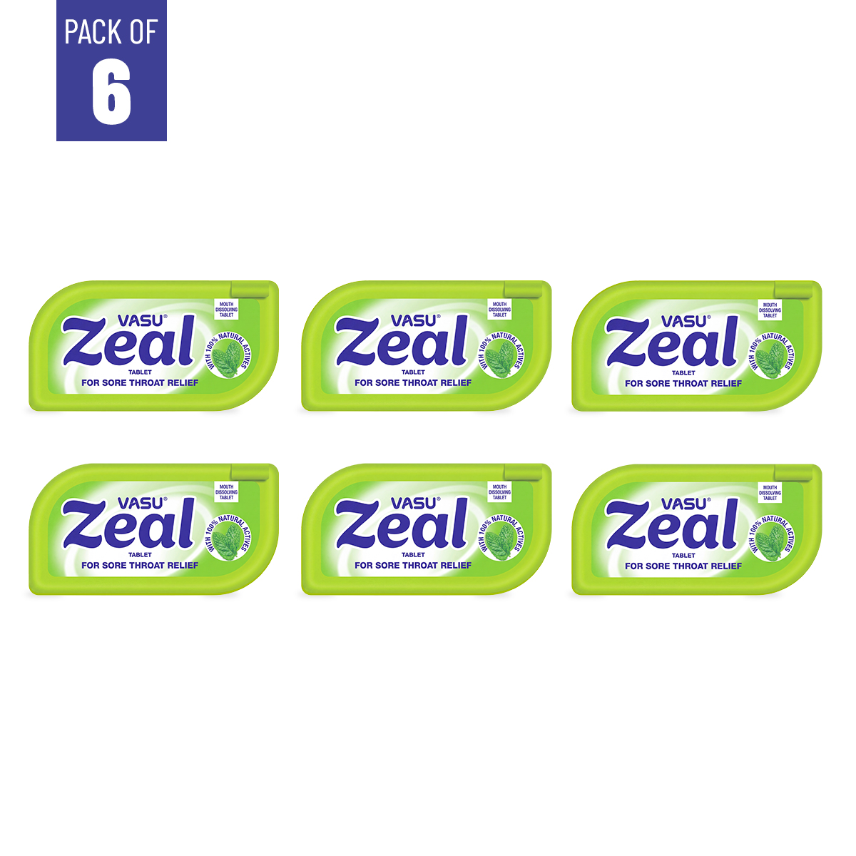 Vasu Zeal Tablet (Pack of 6)