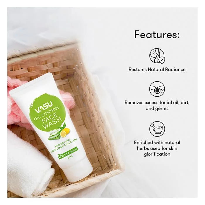Vasu Oil Control Face Wash - VasuStore