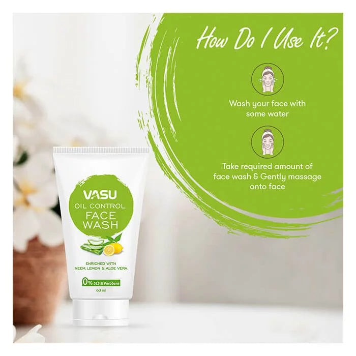 Vasu Oil Control Face Wash - VasuStore
