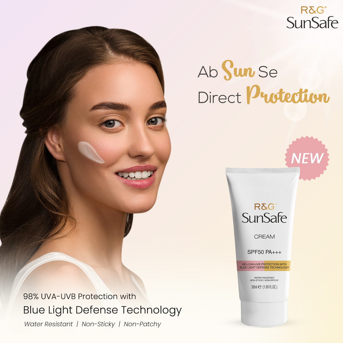 R&G SunSafe SPF 50 Sunscreen & D-Tan Pack Combo