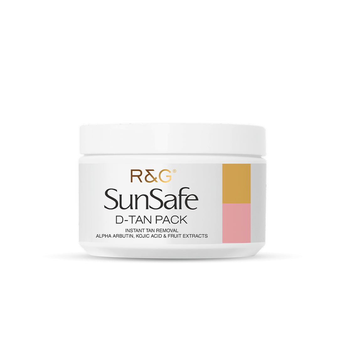 R&G SunSafe D Tan Pack For Tan Removal | Enriched with Fruit Extracts & Natural Oils | Helps in Tan Removal & Skin Brightening | Helps in Minimize Age spots – 200ml