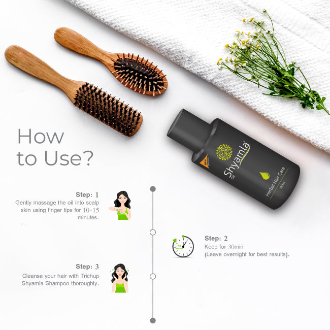 Shyamla Shampoo & Oil for Herbal Hair Care - Provides Essential Nutrients to Your Hair - Prevents Hair Fall, Reduces Split Ends & Improves Overall Hair Health - VasuStore