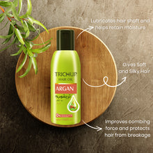 Load image into Gallery viewer, Trichup Argan Oil, Shampoo &amp; Conditioner - Enriched with Moroccan Argan Oil - Reduce Frizziness of Your Hair - Soften Rough &amp; Dry Hair and Gets Shiney Hair - VasuStore
