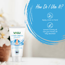 Load image into Gallery viewer, Vasu Naturals Face &amp; Hand Cream - Enriched with Green Tea, Black Seed, Almond &amp; Olive Oil - Soothes &amp; Moisturizes Your Dry Skin and Promotes Healthy &amp; Youthful Skin - VasuStore
