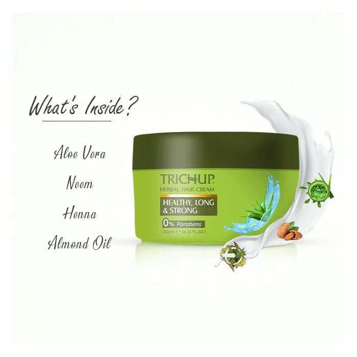 Trichup Healthy, Long & Strong Herbal Hair Cream - VasuStore