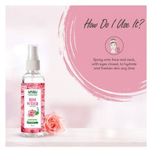 Load image into Gallery viewer, Vasu Naturals Rose Water - Enriched with Rose &amp; Menthol - Natural Hydrator &amp; Rejuvenator - Instantly Moisturize, Revitalize &amp; Helps to Recover Tired Skin - Pack of 3 - VasuStore
