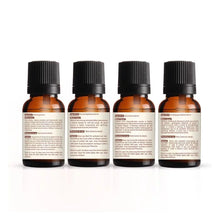 Load image into Gallery viewer, Vasu Aromatics Combo of Basil, Peppermint, Lemon, Lemongrass Essential Oil - 100% Pure & Natural - Air Freshener - For a Refreshing & Relaxing Bathing Experience - VasuStore