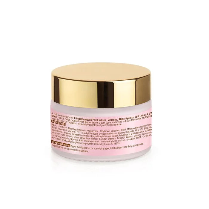 R&G Skin Brightening Face Cream With SPF-15 - Helps Reduce Hyper-Pigmentation, Dark Spots & Protect from harmful UV Radiation, for a Visibly Brighter & Youthful Skin - VasuStore