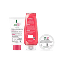 Load image into Gallery viewer, Vasu Naturals Rose &amp; Mint Shower Gel, Face Wash &amp; Gel Cream - Enriched with Menthol &amp; Rose - Instantly Soothes, Refreshes &amp; Hydrates - For Soft &amp; Moisturized Skin - VasuStore
