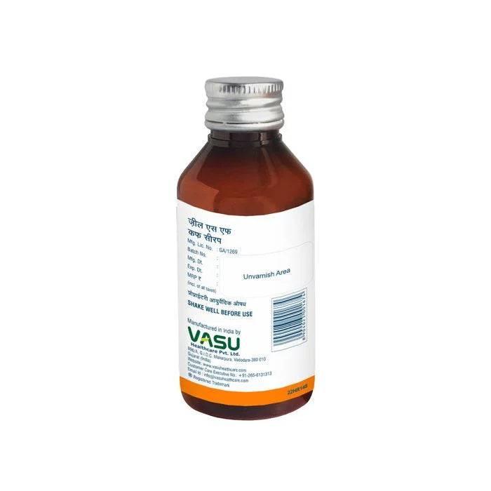 Vasu Zeal SF (Sugar Free) Syrup -100 ml - VasuStore