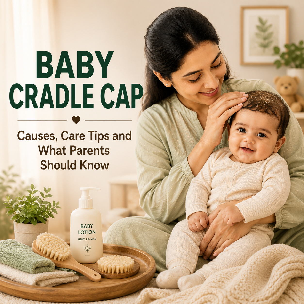 Baby Cradle Cap: Causes, Care Tips