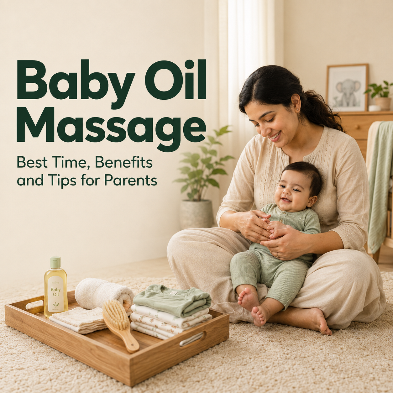Baby Oil Massage: Best Time, Benefits and Tips for Parents