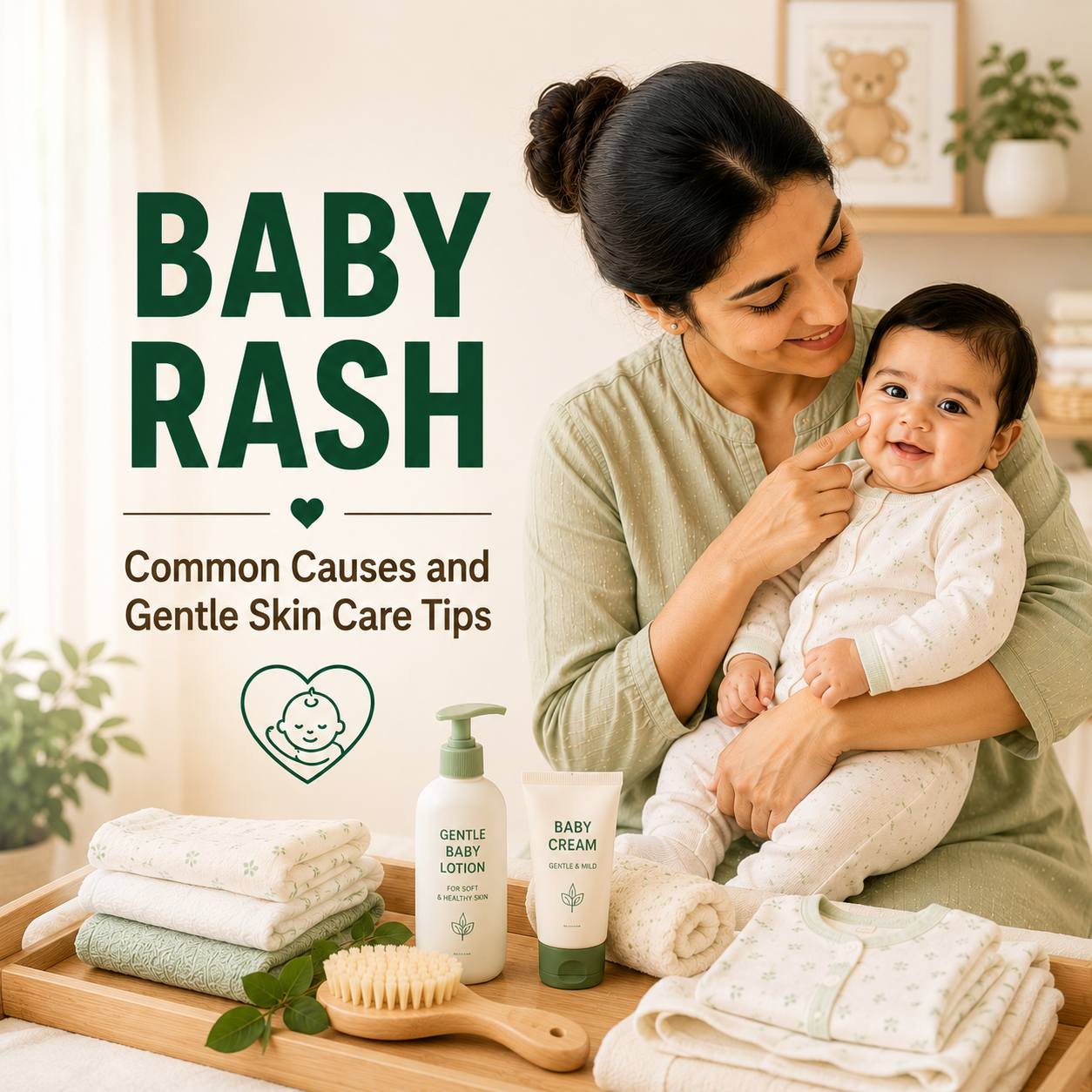 Baby Rash: Common Causes and Gentle Skin Care Tips
