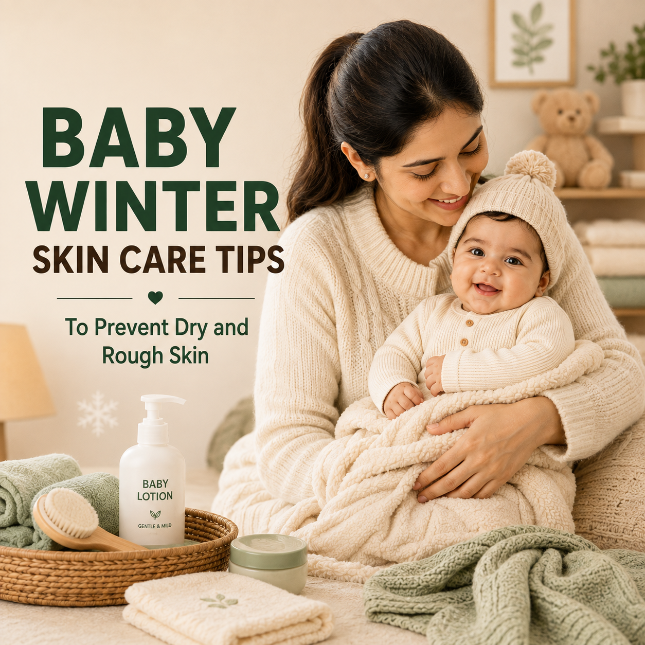 Baby Winter Skin Care: Tips to Prevent Dry and Rough Skin