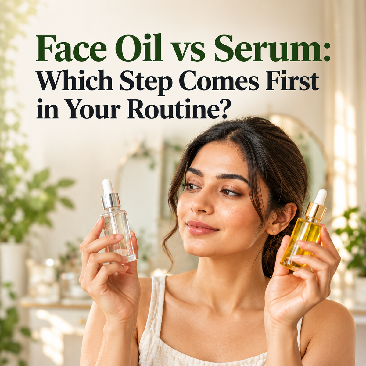 Face Oil vs Serum: Which Step Comes First in Your Routine?