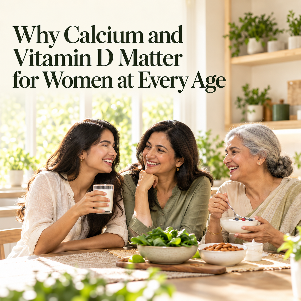 Calcium & Vitamin D for Women: What Changes With Age