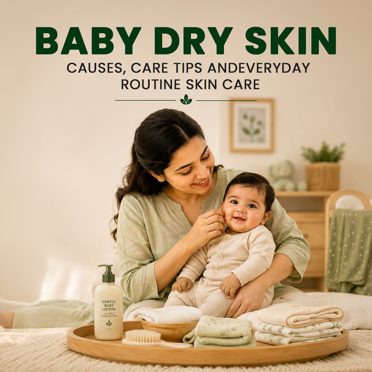 Baby Dry Skin: Causes, Care Tips and Everyday Routine Skin Care