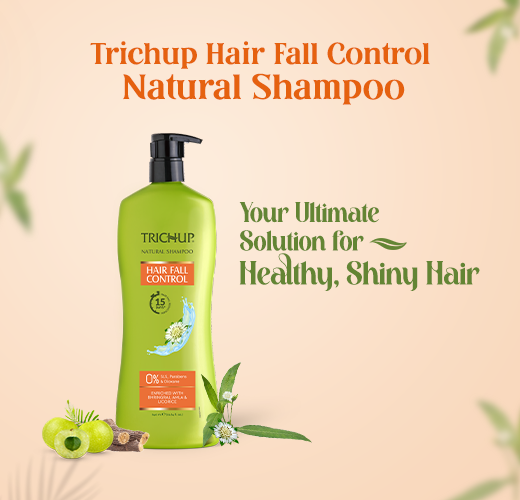 Trichup Hair Fall Control Natural Shampoo - Your Ultimate Solution for Healthy, Shiny Hair