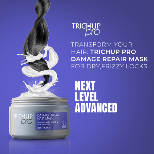 Transform Your Hair: Trichup Pro Damage Repair Mask for Dry, Frizzy Locks