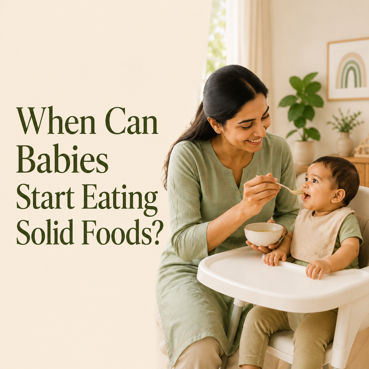 When Can Babies Start Eating Solid Foods?